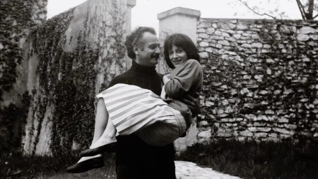 Agathe Fallet et Georges Brassens